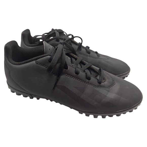 Adidas X Crazyfast.4 TF Black Soccer Turf Shoes Size Boys 4 Youth - Unisex - Picture 1 of 7